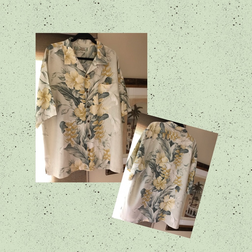 Tommy Bahama Classic Hawaiian Print Shirt
